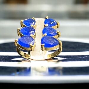 Sodalite Gold Ring